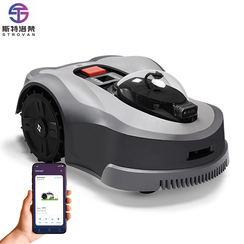 

STLF Smart Robot Lawn Mower Automatic Mini No Boundary Wire Robot Lawnmower for Garden and Yard