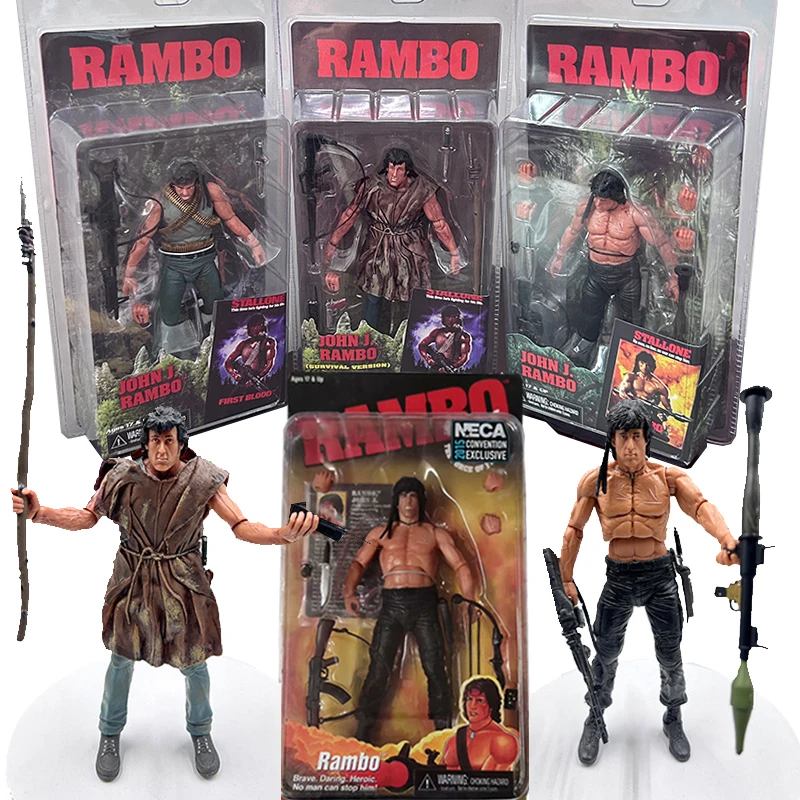 Neca First Blood Ron Kim John J.R Rambo Action Figure Rambo 2015