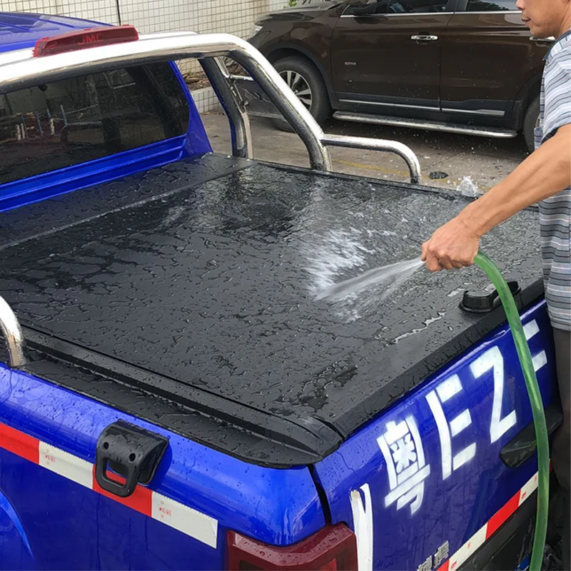Pickup Truck Bed Cover Retractable Aluminum Alloy Tonneau Cover F150 for gmc sierra New Roller Lid ford Ranger tacoma 4
