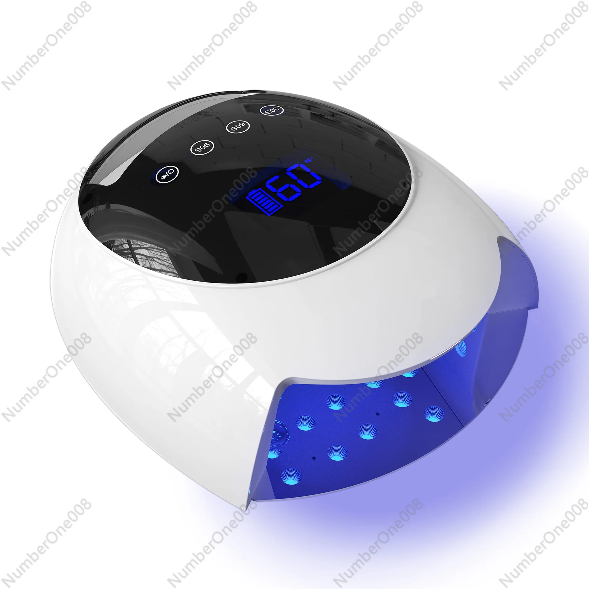

72W Portable Nail Lamp, UV LED Light Therapy Machine, Fast Drying, Rechargeable, For Manicure