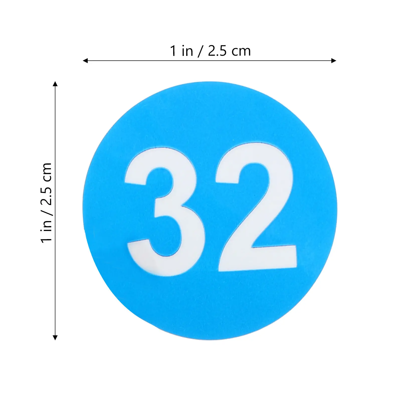 20Sheets Number Stickers 1-50 Self-Adhesive Detachable Classification Labels for Office Classroom DIY Craft Organizing