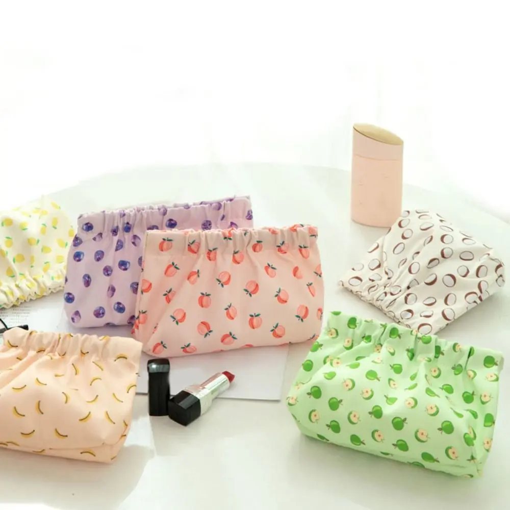 Cute Fruit Printing Travel Shrapnel Bag Money Bag Mini Cosmetic Bag Coin Purse