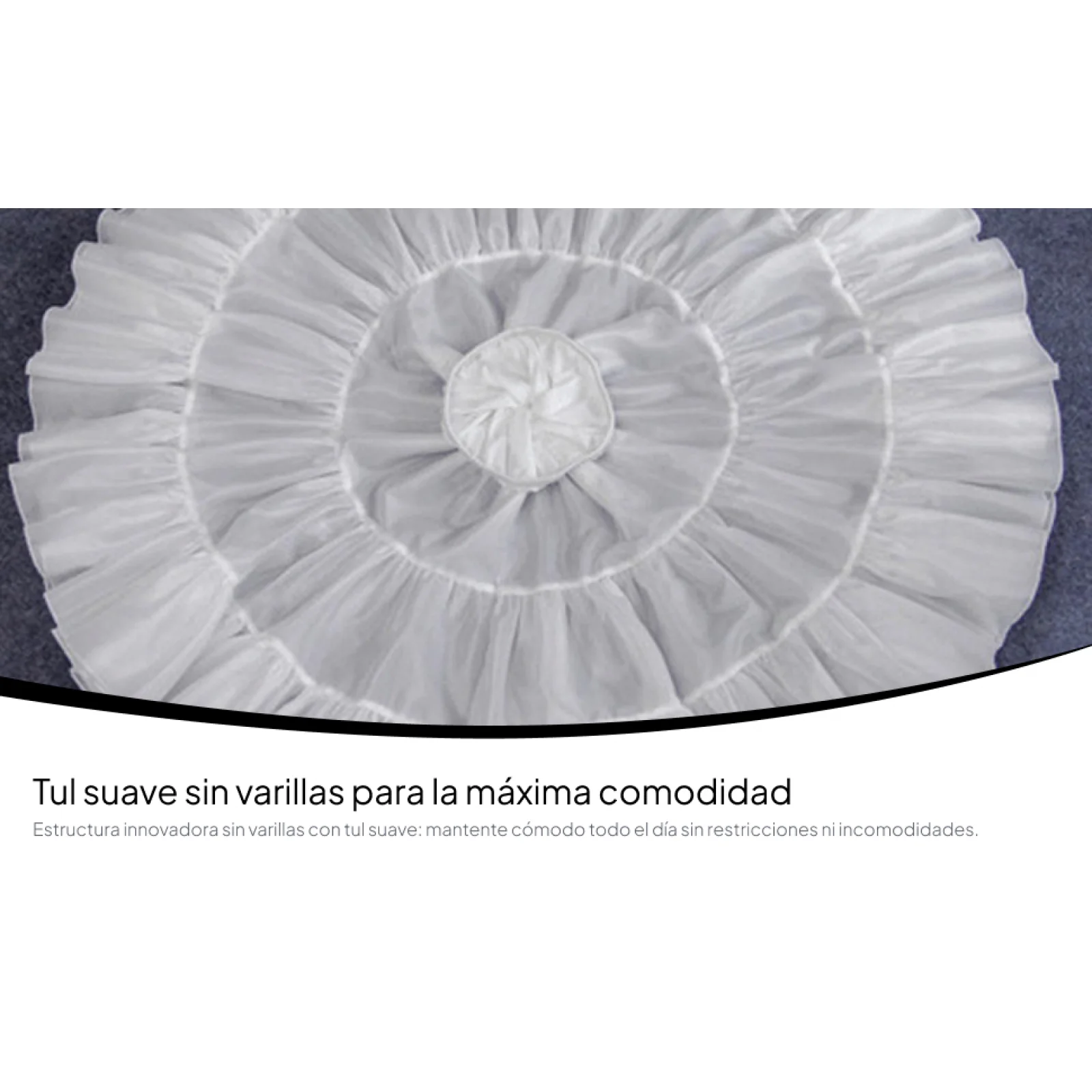 Women's Layered Tulle Petticoat Chiffon Tutu Underskirt for Party Bridal Dress