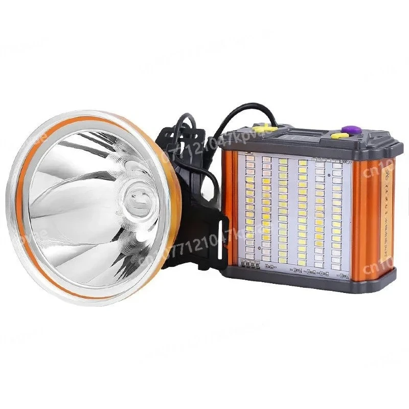 9-Core Super Bright Headlamp Rechargeable High Power Head Mounted Flashlight with Long Battery Life