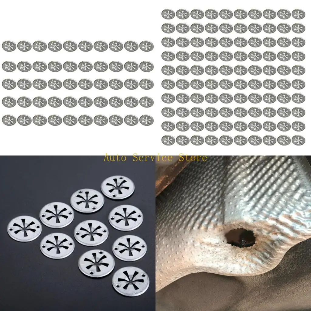 

462A Car Locking Star Washers Heat Shield Fasteners Holder Clamping Grommet Rivets