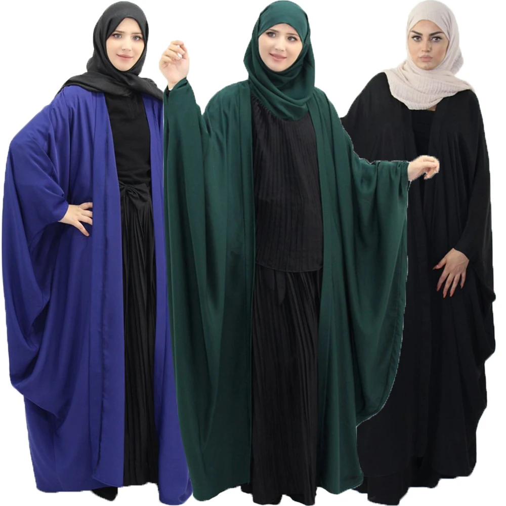 

Open Cardigan Abayas Women Muslim Turkey Arab Dress Islamic Prayer Dubai Eid Ramadan Kaftan Clothing Femme Jalabiya Caftan Robe