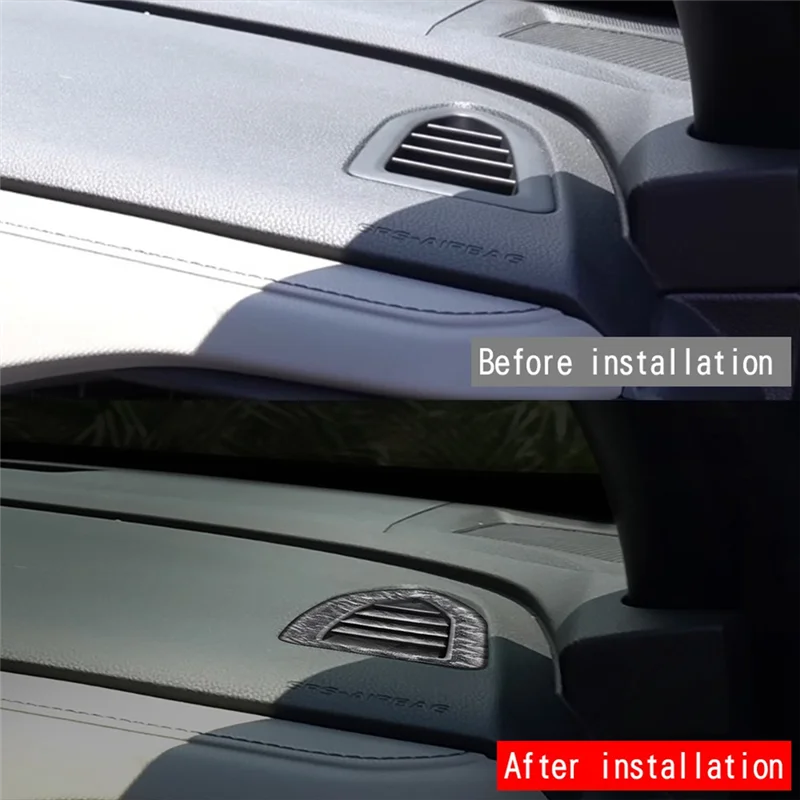 

Car Dashboard Top Air Conditioner Air Outlet Frame A/C Air Outlet Frame For Subaru Forester 2025 Forged Pattern-A28K