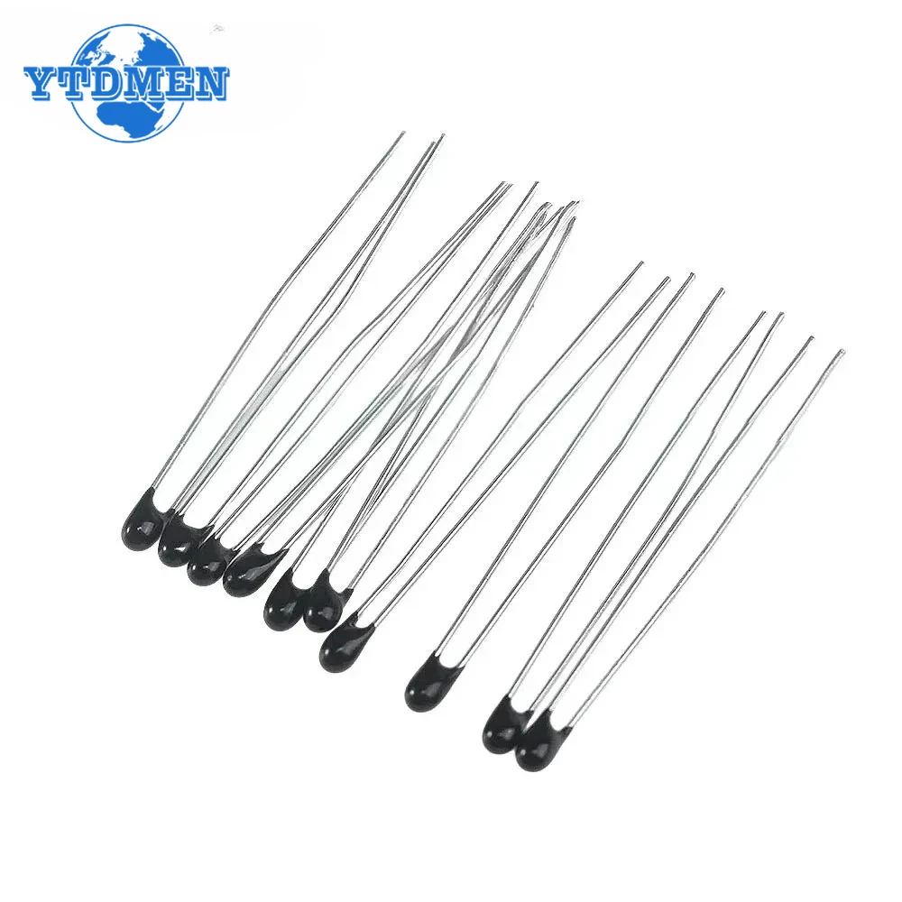 100 قطعة NTC الثرمستور المقاومات NTC-MF52AT 10K 1K 2K 3K 4.7K 5K 20K 47K 50K 100K المقاوم كيت 5% 3950B 10valuesx10pcs = 100 قطعة #4