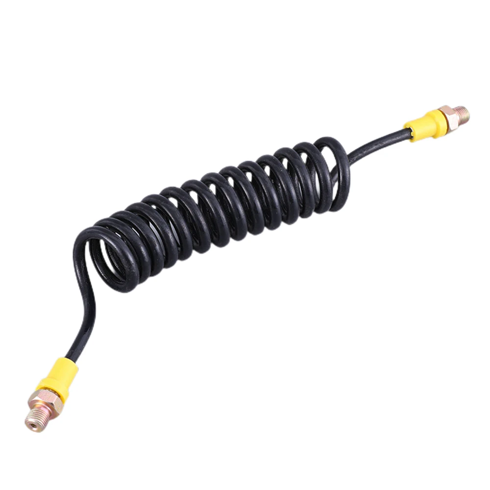 Fill Whip Hose，150cm/60inch Nylon Spiral Tube Hpa High Pressure Pneumatics Air Filling Pump Remote Hose With M10x1 Male Thread