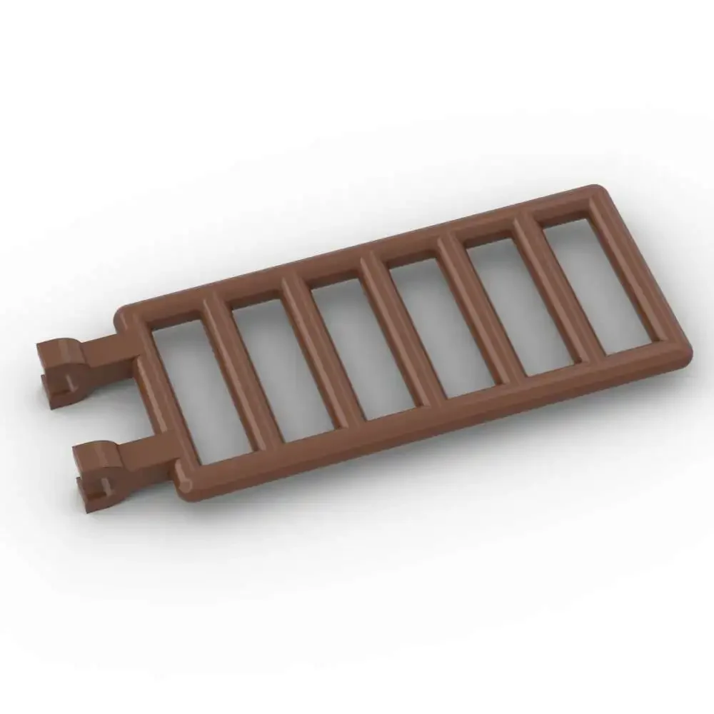 MOC 10PCS Part Bricks 6020 Bar 7x3 With 2 Clips Building Blocks Set Ladder Plate Board Particle Puzzle DIY Toy Birthday Kid Gift