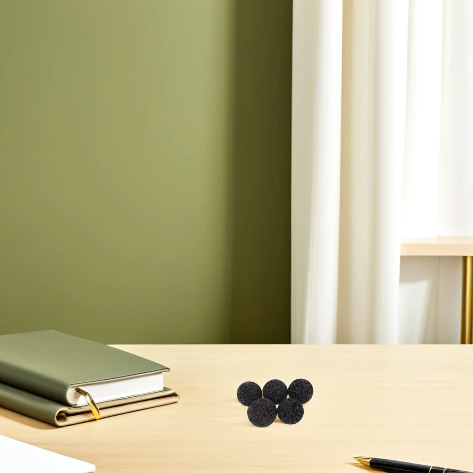 5 Stück Vulkangestein-Saunasteine, 4 cm, natürliches Basalt für Sauna, Heizung, Dampfbad, Ersatzsteine, gleichmäßige Wärmeverteilungspackung