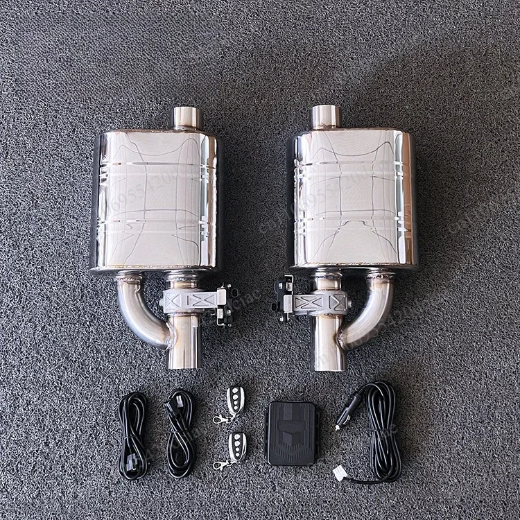 Electronic Control Exhaust Valve Muffler, Electric Jog Fine Adjustment Variable Valve for Car Modification