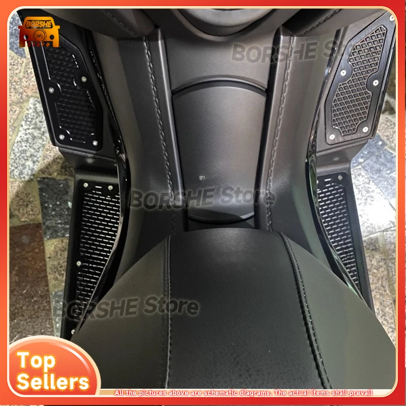 Aluminium-Fußrasten, geeignet für Yamaha XMAX300 xmax250, Modifikation, rutschfestes Fußstützenpedal-Zubehör