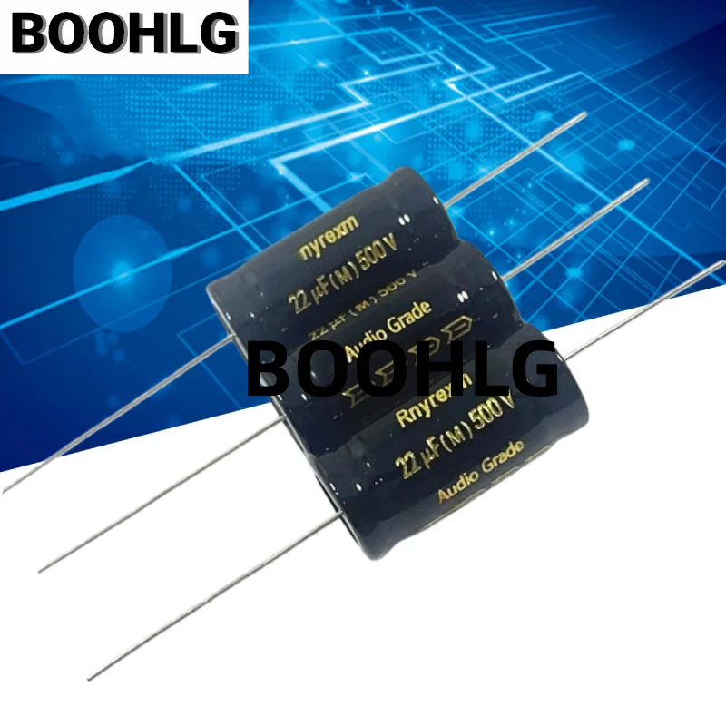 

2PCS 500V 33UF 500V 22UF Rnyrexm High Voltage Audio Filter Axial Electrolytic Capacitor