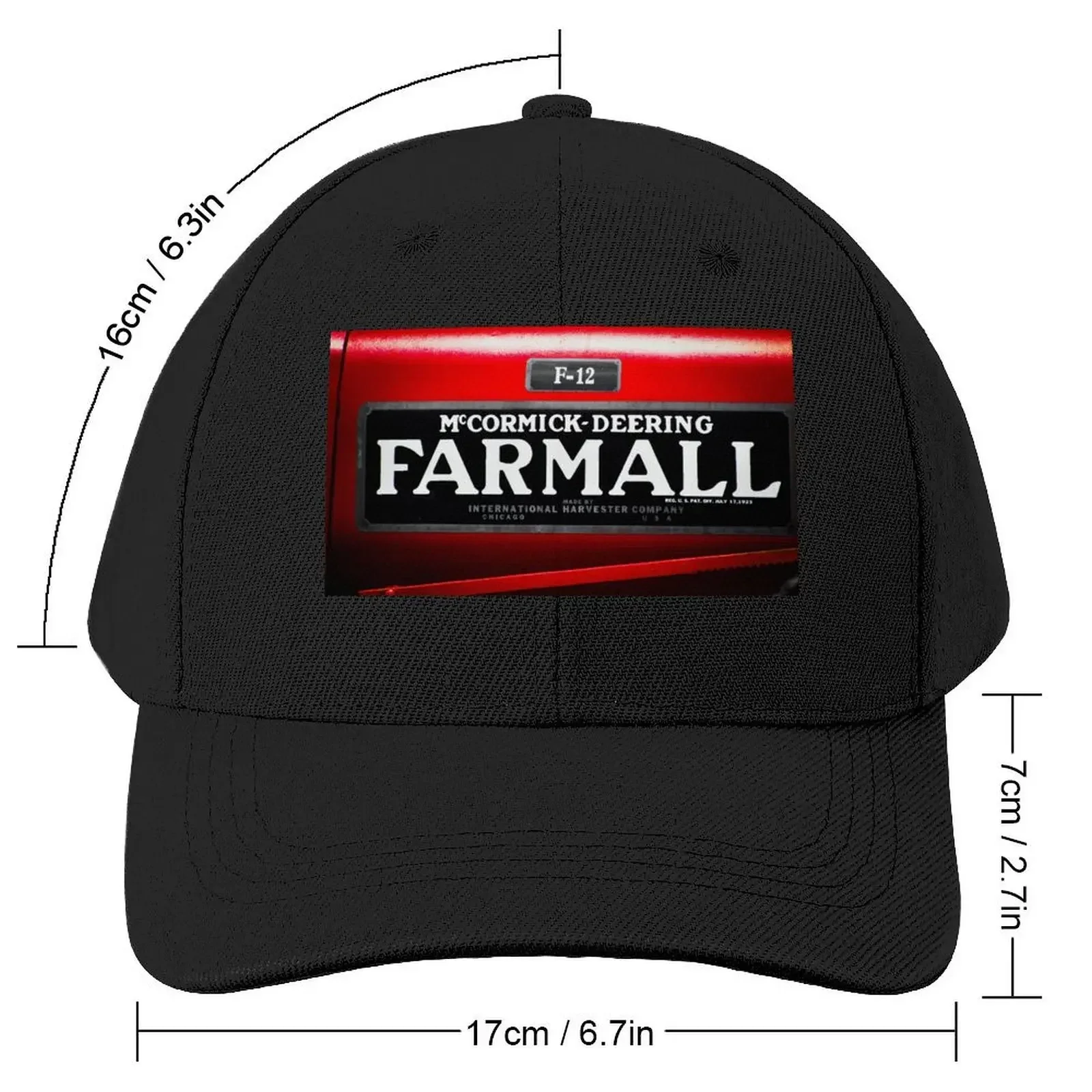 Farmall International Harvester McCormic Deering Baseball Cap Uv Protection Solar Hat custom Hat Baseball Men Women's