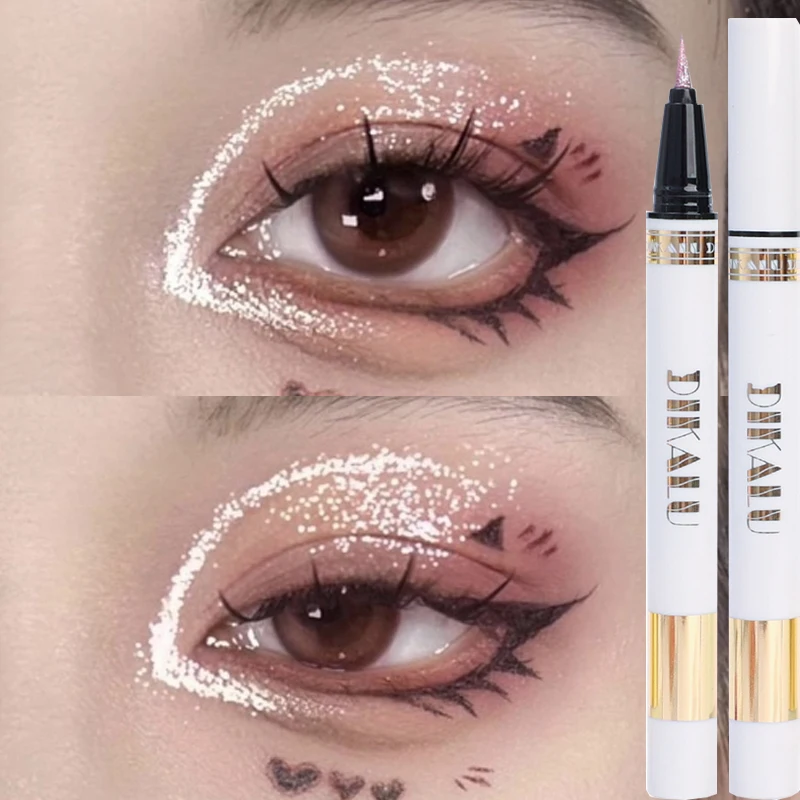 Sequins Glitter Brighten Eyeliner Pencil Eye Makeup Highlighter Waterproof Lasting Diamond Lying Silkworm Shadow Korean Cosmetic