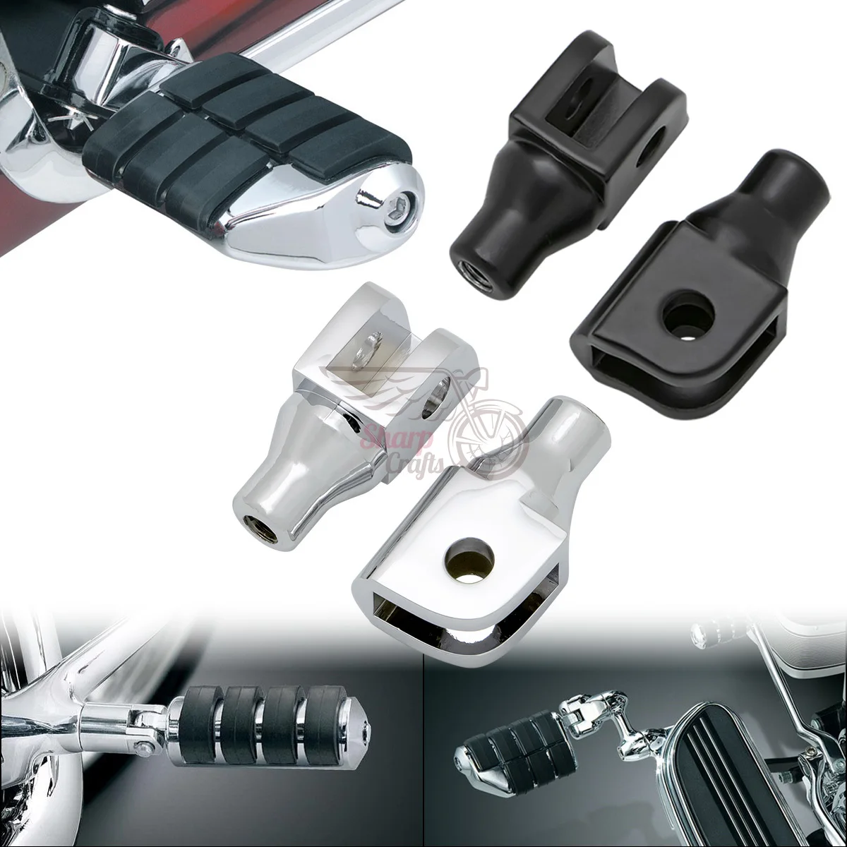 Motorcycle Parts Rider Front Foot Peg Adapters Mounts For Highway Foot Pegs For Suzuki GSX-R 600 750 1000 GSX 1000R Footrests