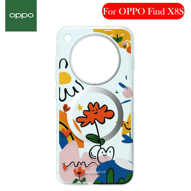 

Матовый оригинальный чехол для задней крышки подушки безопасности OPPO Find X8S