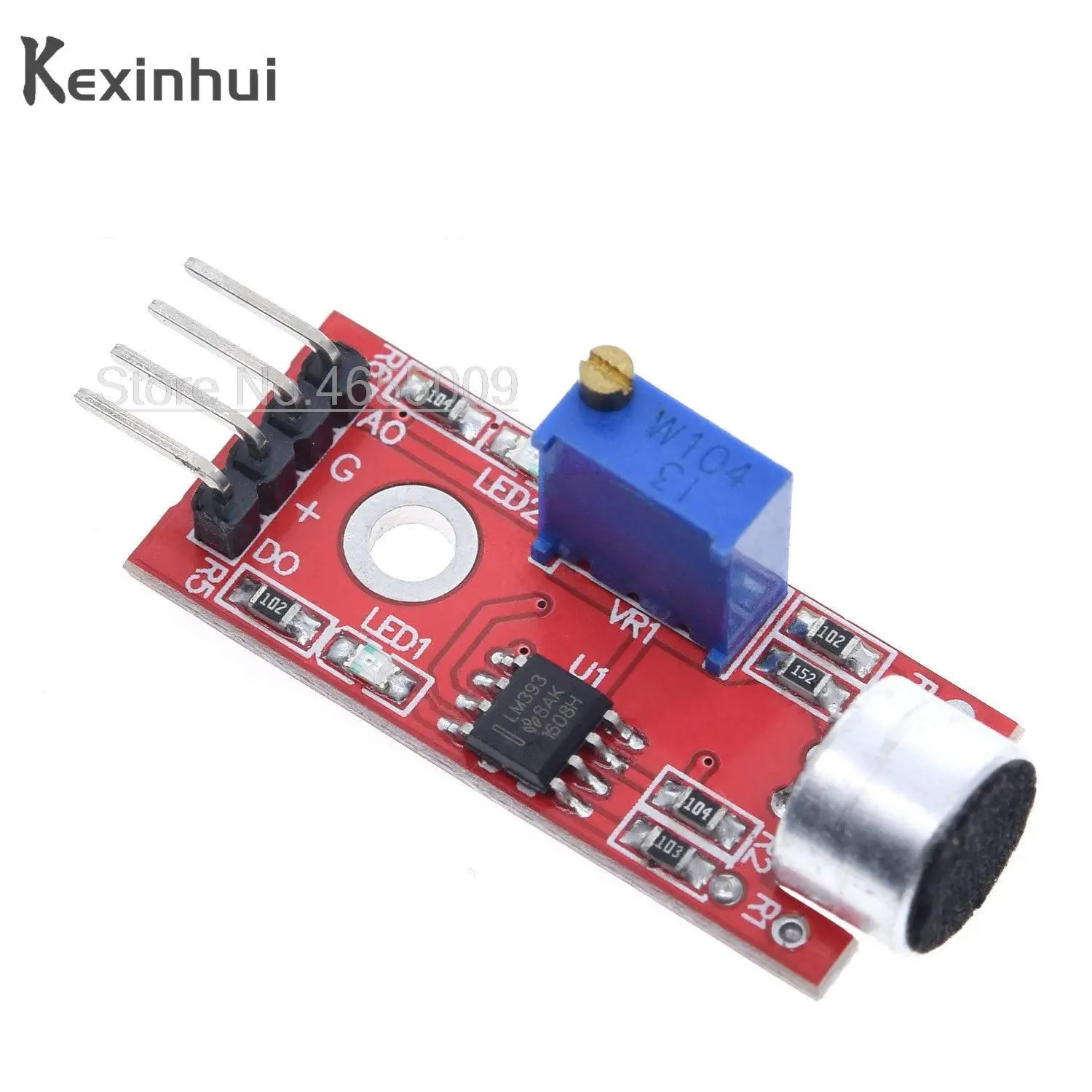 Módulo de detección de Sensor de sonido de voz con micrófono para Arduino AVR PIC, sensores de salida Digital analógicos, KY-038, KY-037