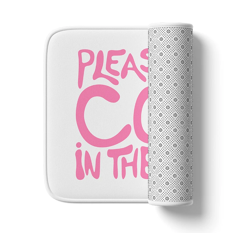 

Забавный коврик для ванной Aertemisi «Пожалуйста, не употребляйте кокаин в ванной» с нескользящей основой, впитывающий, очень мягкий, фланелевый, напольный ковер