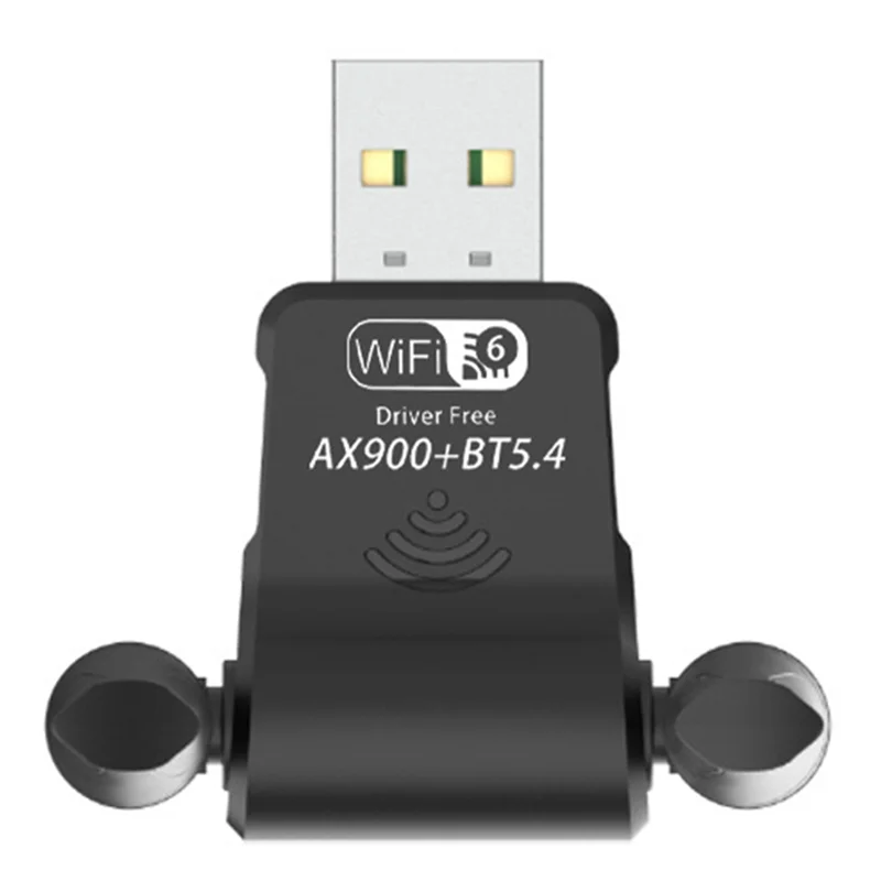 -ABAB Driver-Free Wifi6 AX900 Bluetooth Wifi Two-In-One Wireless Network Card BT5.4 Bluetooth Wifi Receiver Transmitter