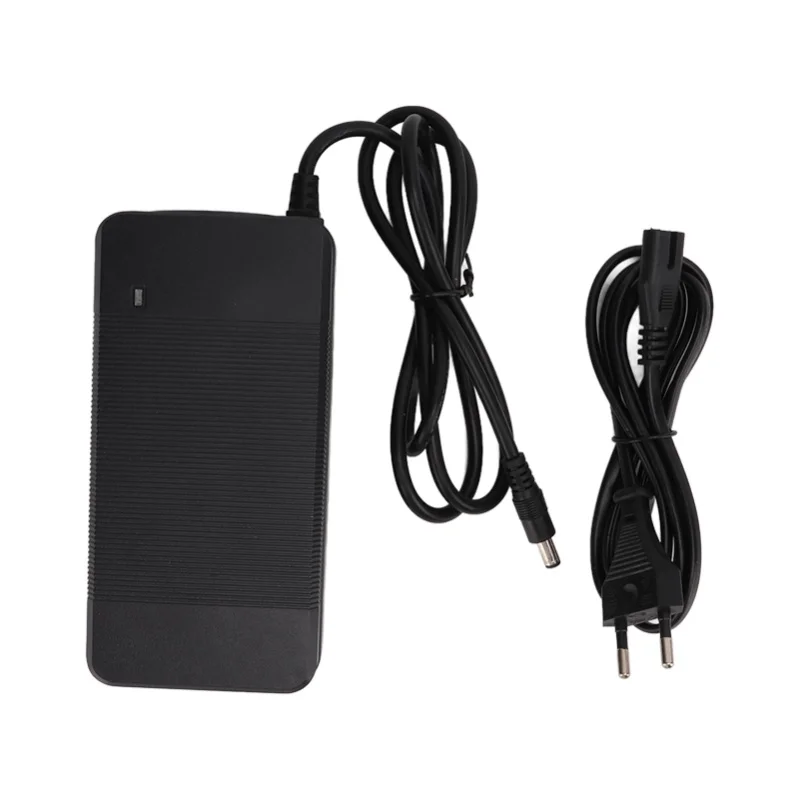 

Lithium Ion Battery Charger Power Adapter With LED Indicator 54.6V 2A For Electric Scooter 100-240VEU Plug