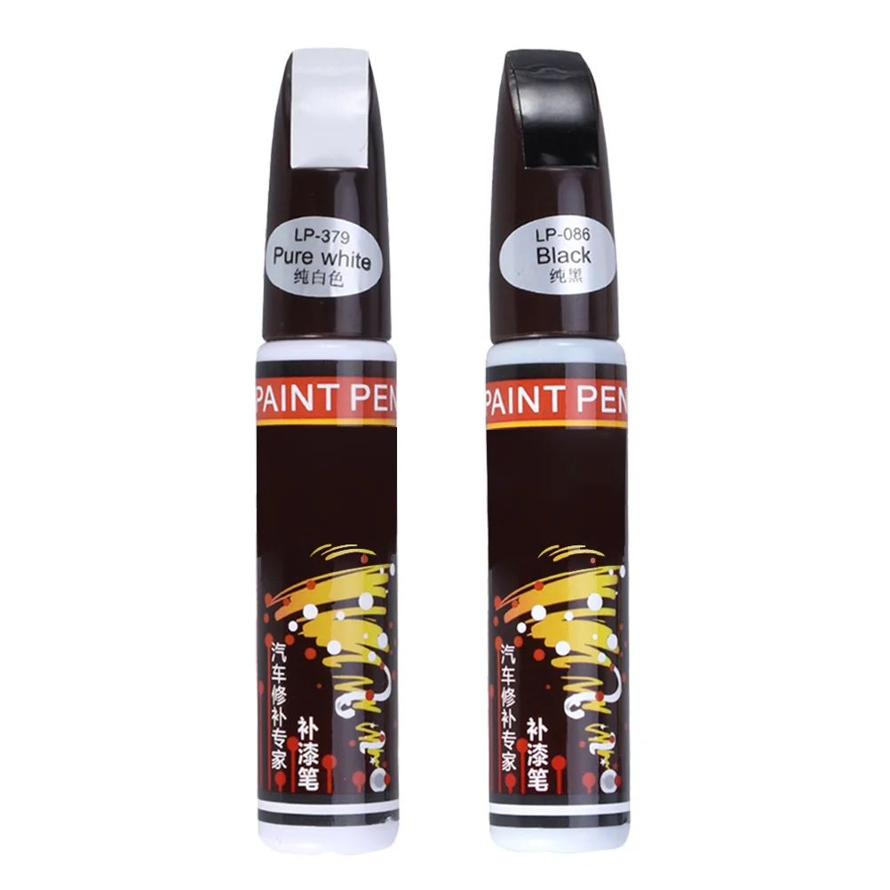 

2Pcs Car Touch Up Paint Pen Automotive Vehicle Scratch Repair Tool Paint Pen Car Body Scratch Remover Automotive Accessory