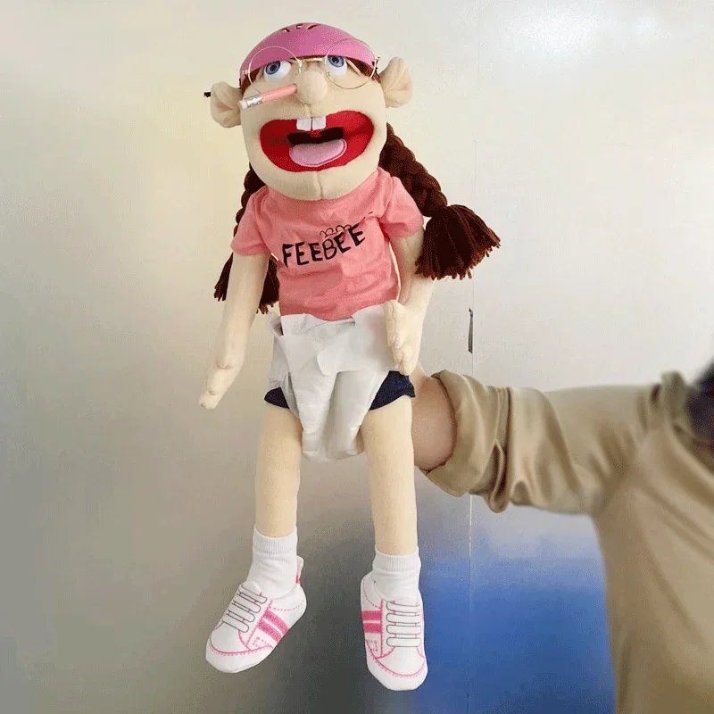 새로운 퍼펫 가족 제피 퍼펫 봉제 모자 게임 장난감 소년 소녀 만화 손인형 봉제인형 토크쇼 파티 소품 크리스마스 선물