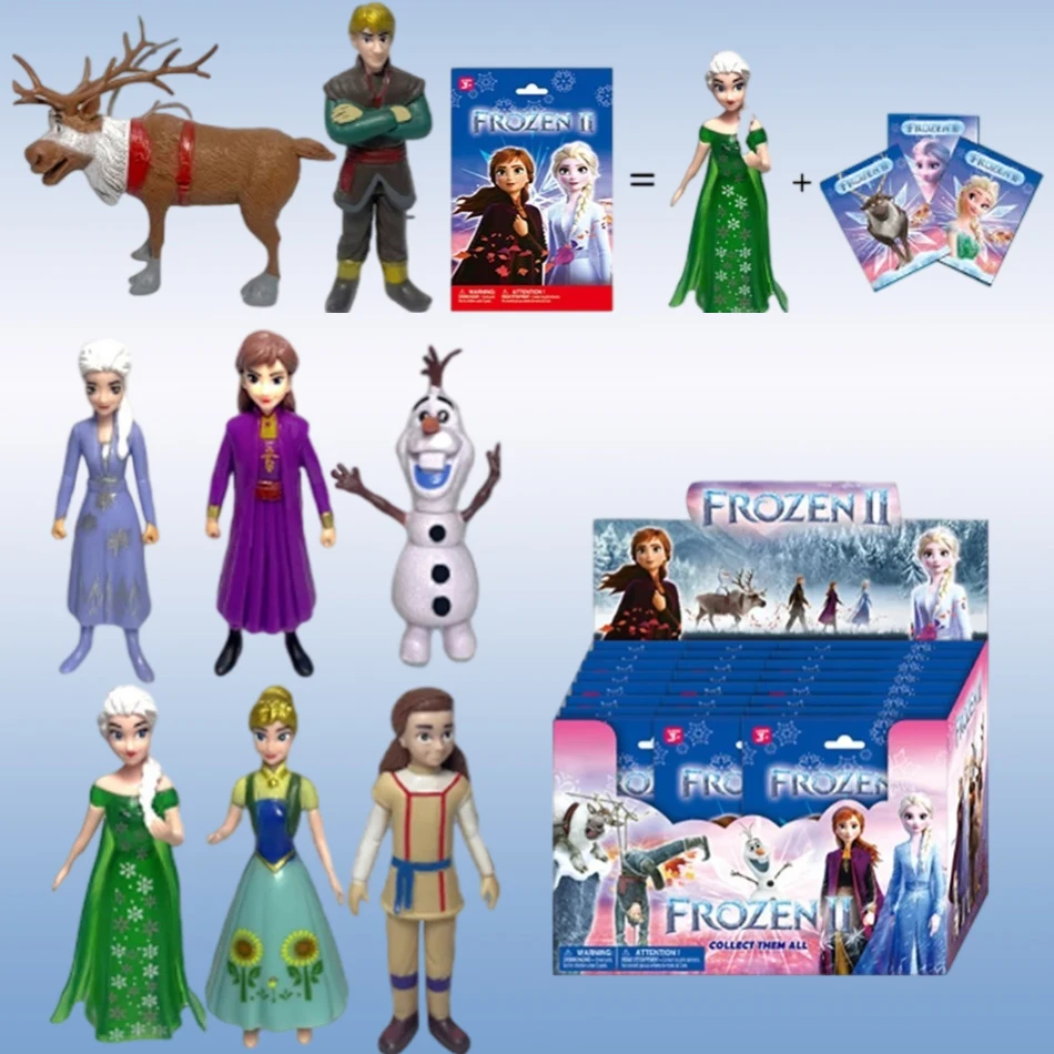 Anime Frozen Elsa Mystery Figure Blind Box Red Decorative Desktop Figurine for Fans Adults Kids Birthday Gift In Stock Hot