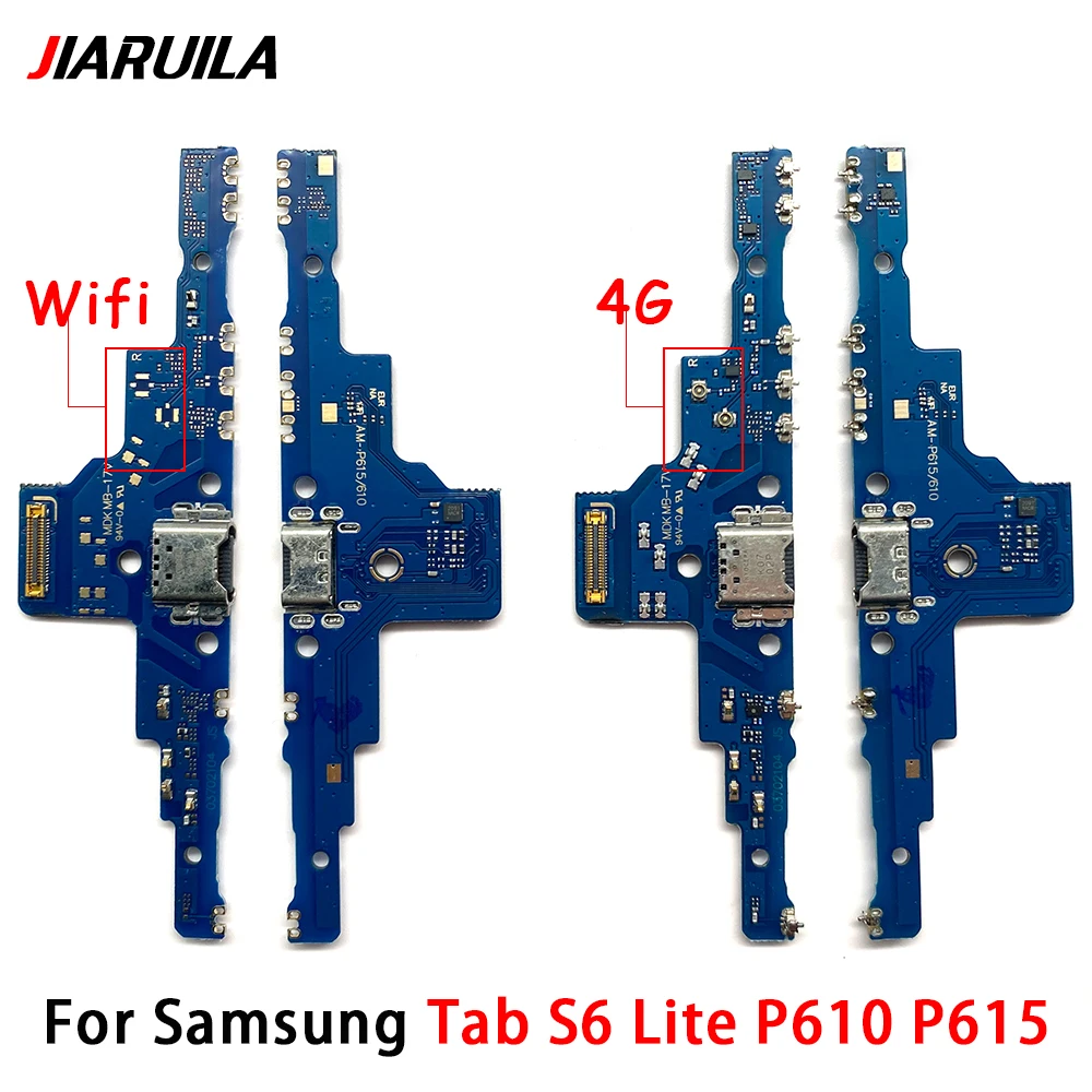 10Pcs USB Charging Dock Jack Plug Socket Port Connector Charge Board Flex Cable For Samsung Tab S6 Lite P610 P615