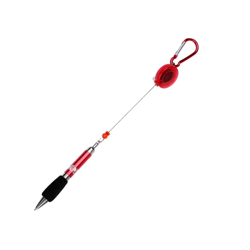 Multi Functional Golf Scoring Pen Retractable Clip on Ballpoint Pencil Aluminum Golf Tool for Outdoor Play