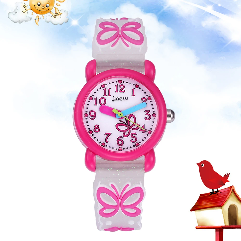 

Children's Watch 3D Silicone Watches Toddler Waterproof Quartz Cartoon Primary School