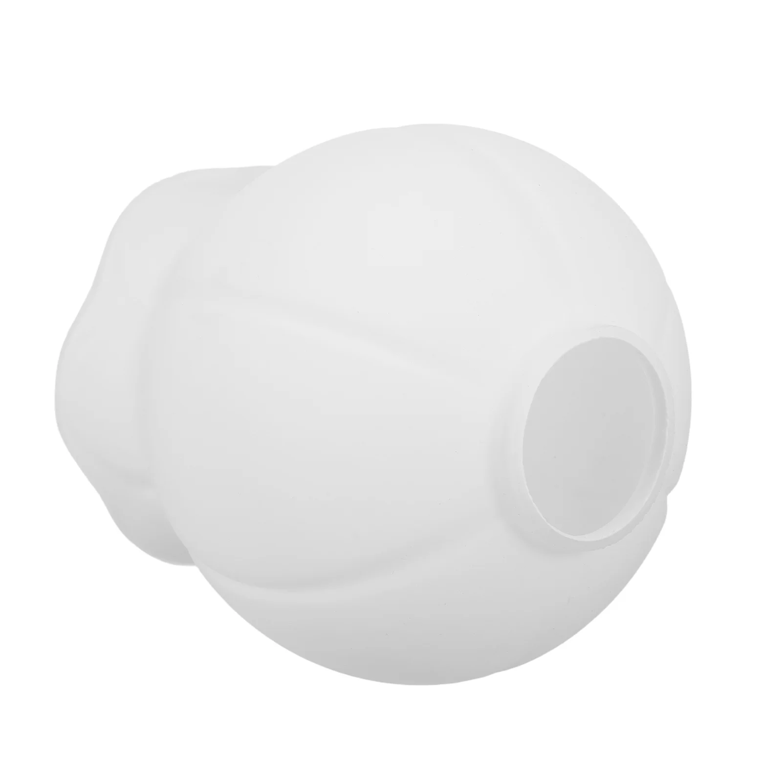 

Floral Glass Lamp Shade Replacement - Globe Pendant Light Cover for Living Room Bedroom Decor - Petal Edge Design