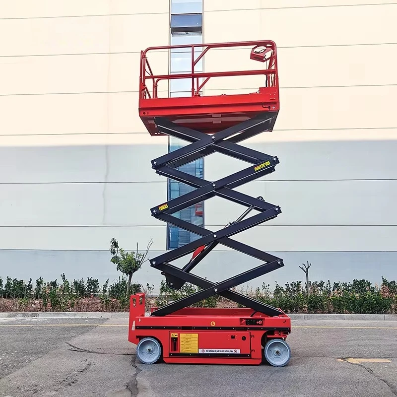 Short Term Project Use Scissor Lifter Lifting Platform Easy Relocation For Temporary Aerial Working Tasks