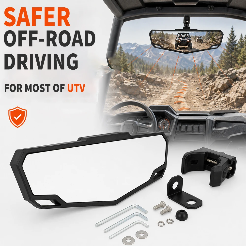 Motorcycles Accessories Rear View Mirror Hanging Rearview Mirrors  For Polaris Ranger 900 1000 Crew XP Can Am Defender/MAX UTV