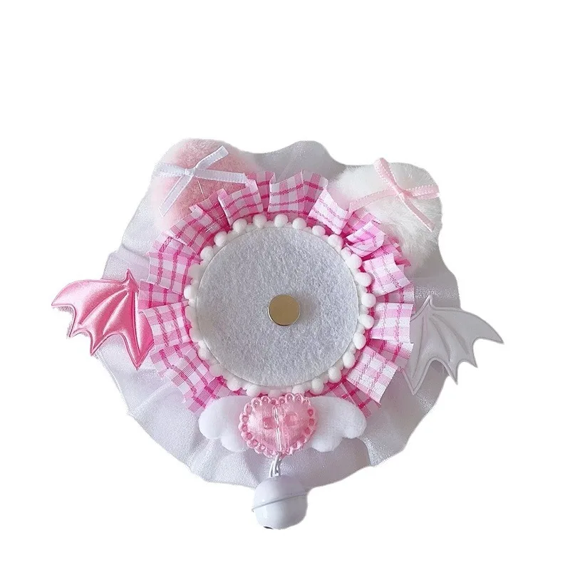 حامل شارة أنيمي دانتيل مصنوع يدويًا تصنعه بنفسك ، دبابيس Lolita Itabag ، عرض صور ، ديكور شريطي قوس لحقيبة Ita زخرفة ، أزياء