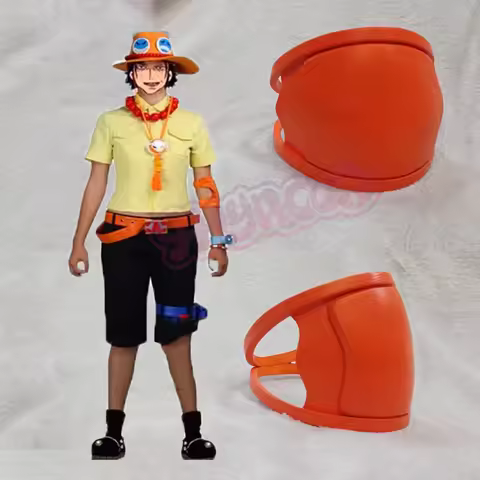 Anime Ace Cosplay Elbow Pad Prop Wig Cosplay Costumes Halloween Weapons Props Ace Elbow Protector Accessories Wig