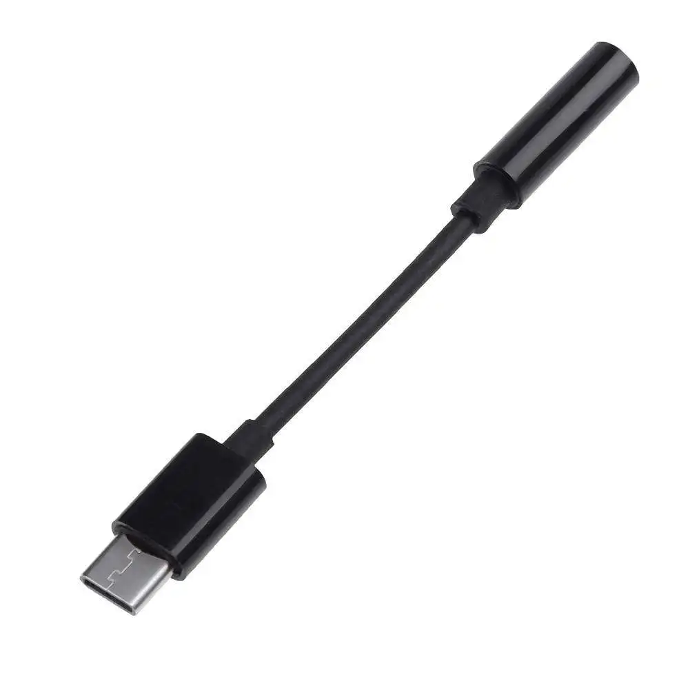 Adaptador USB-C tipo C macho a hembra para teléfono móvil, Conector de auriculares, Cable de Audio Aux, para Huawei y Samsung, 3,5mm