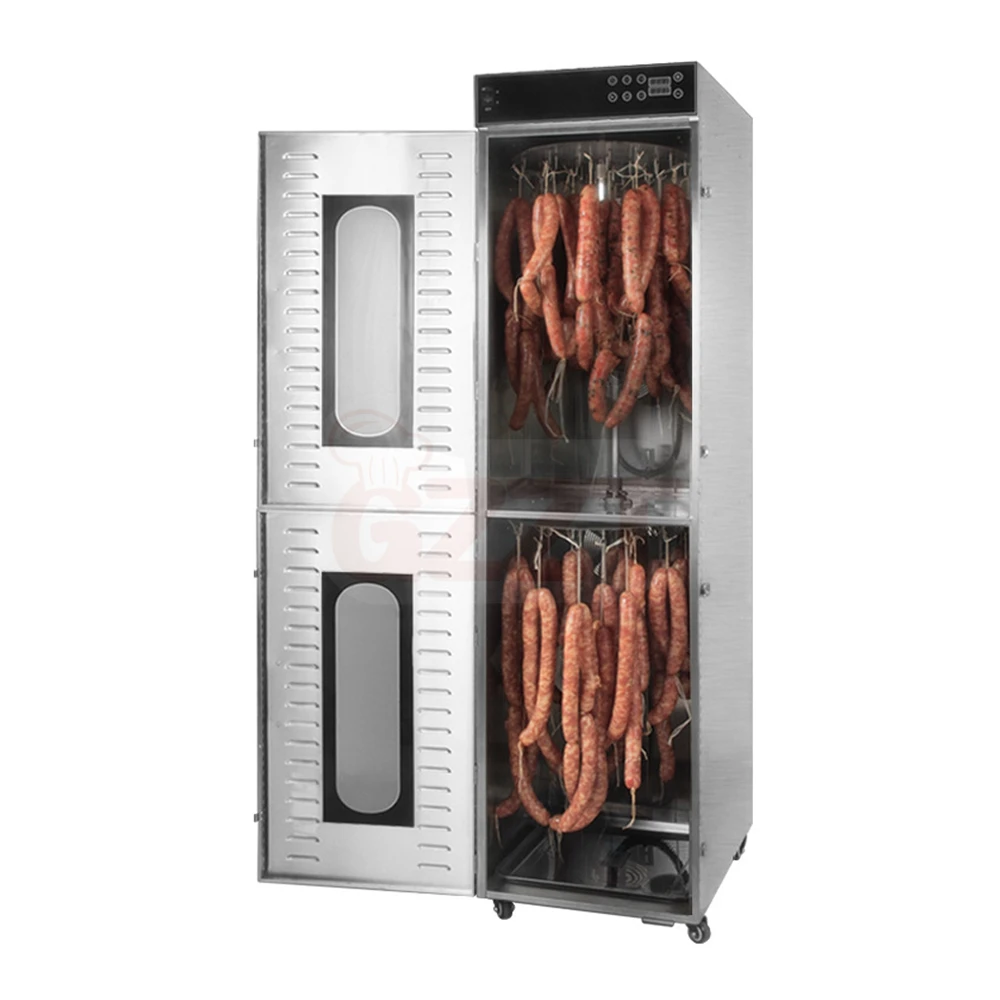 1. Rotary Meat Dehydrator 90L Hanging  for Bacon Preserved Pork Beef Ham Intestinal Wax Processing Commercial Use