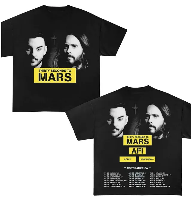 Thirty Seconds To Mars North America Tour T-Shirt