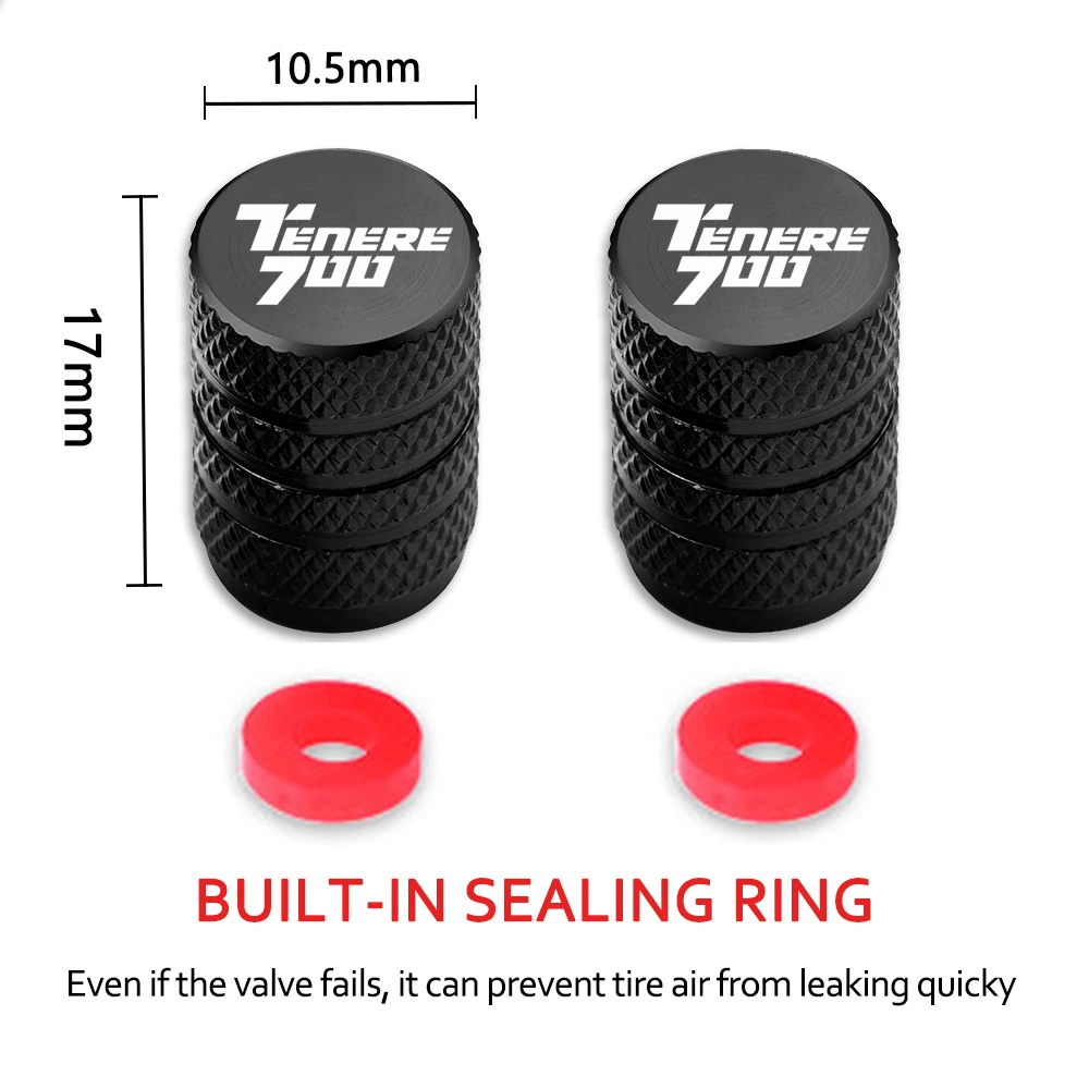 Untuk TENERE 700 Aksesori Tutup Katup Ban Roda Sepeda Motor untuk YAMAHA TENERE 700 TENERE 700 Tenere700 2019 2020 2021-2025