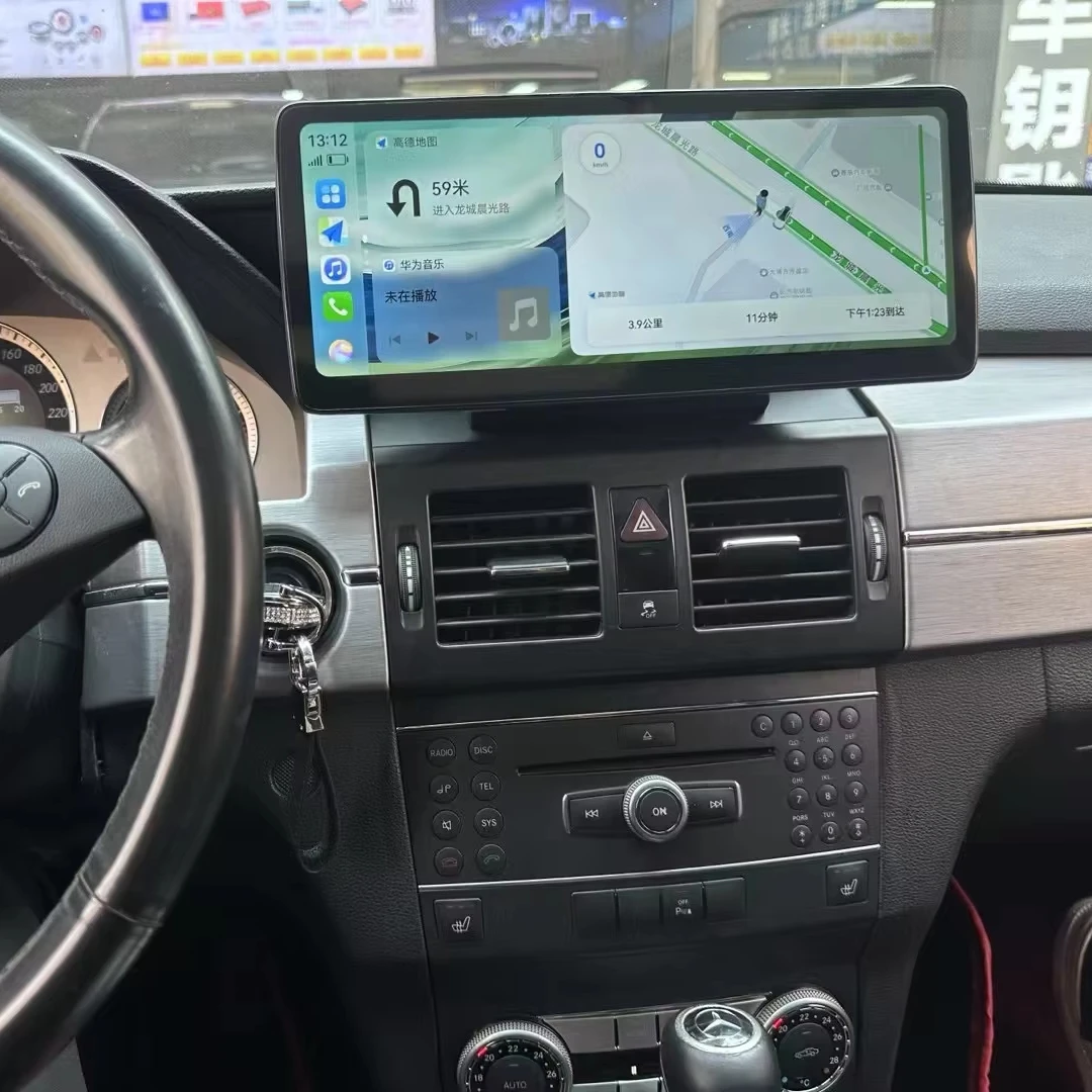 

12.3 Inch Car Dvd Player Android Radio Touch Screen Gps Navigation Carplay For Mercedes-Benz GLK 2009-2012