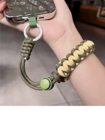 Handwoven adjustable mobile phone universal lanyard wrist strap Outdoor sports convenient safety anti-drop rope
