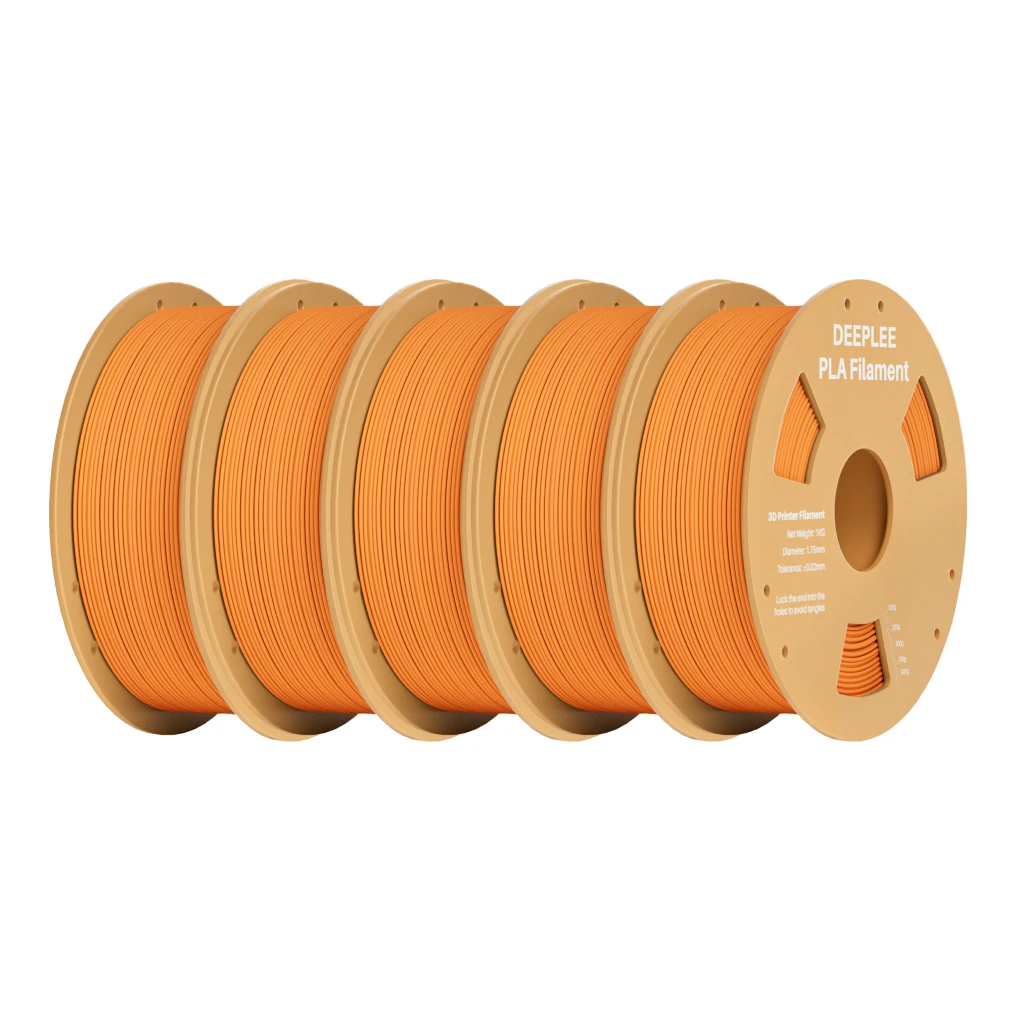 DEEPLEE 5/10KG PLA Filament 1,75mm Lebendige Farben FDM 3D-Drucker Verbrauchsmaterialien Geringe Fadenbildung, Hohe Präzision Deeplee Filament