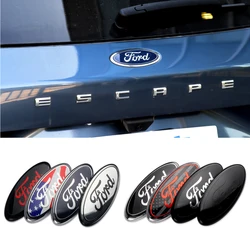 Car Front Hood Emblem Rear Boot Badge Front Grille Logo Sticker Decoration For Ford Ranger S-Max Focus Galaxy Mondeo MK4 Tourneo