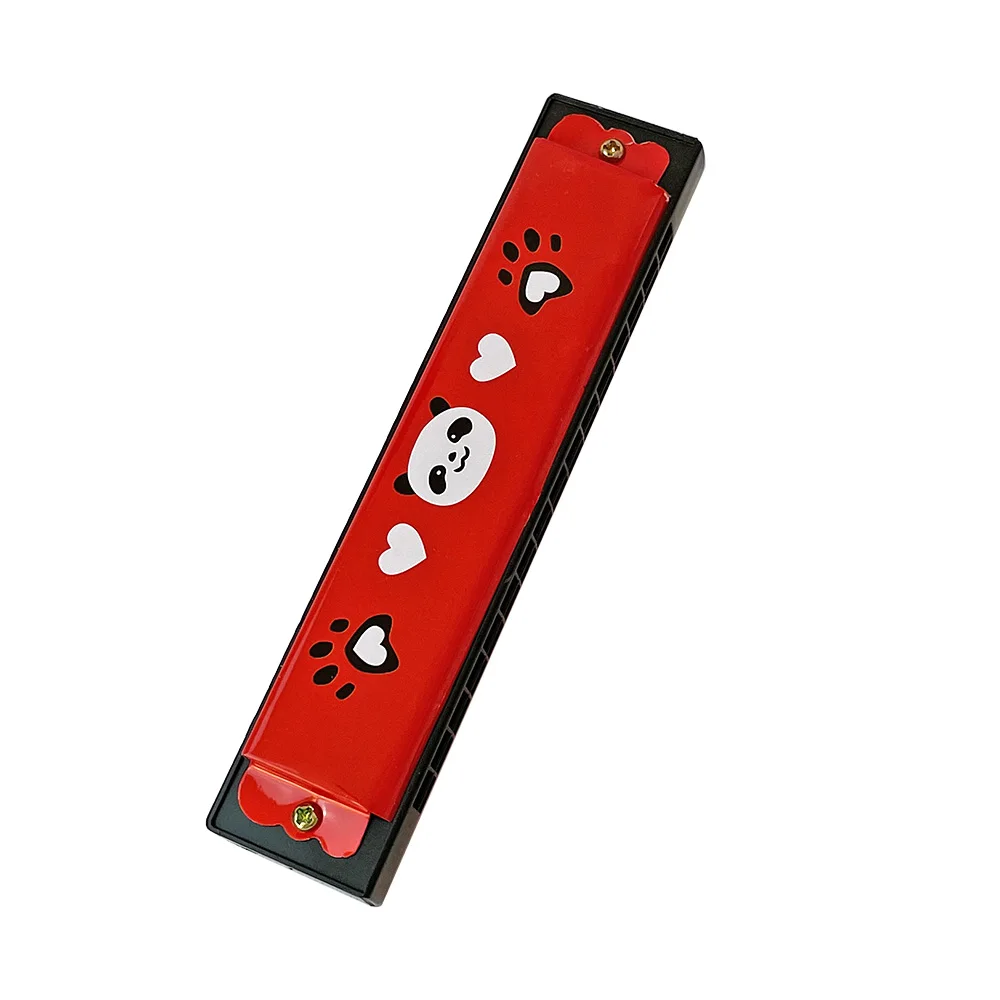 16-gaats schattig mondharmonica muziekinstrument Montessori educatief speelgoed cartoon patroon kinderen blaasinstrument kinderen cadeau kinderen