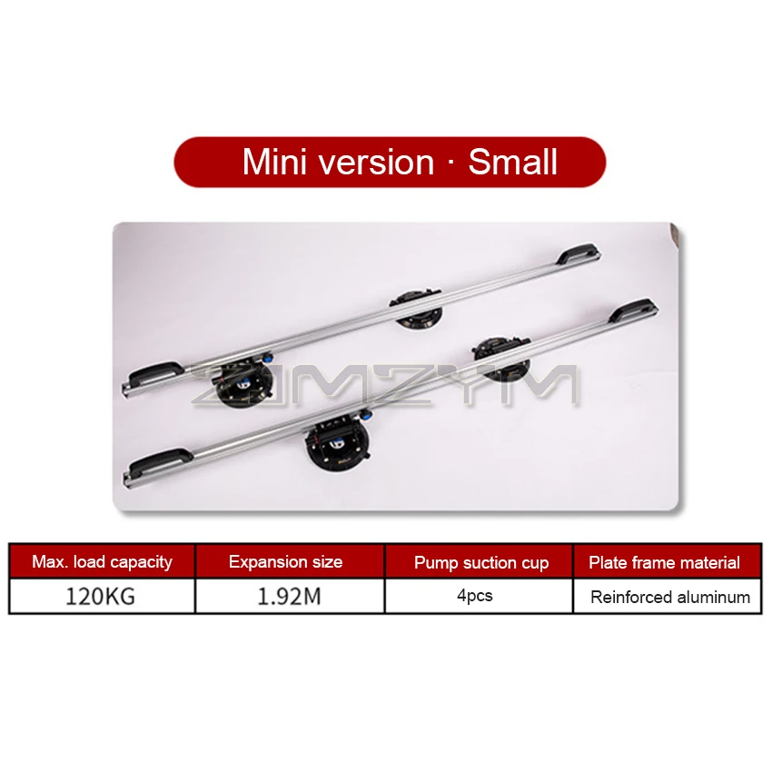 Small Double-layer Suction Cup 1.2m Lifting Device Glass Rock Plate Handling Tool Ceramic Tile Lifting Device Max. Load 120KG