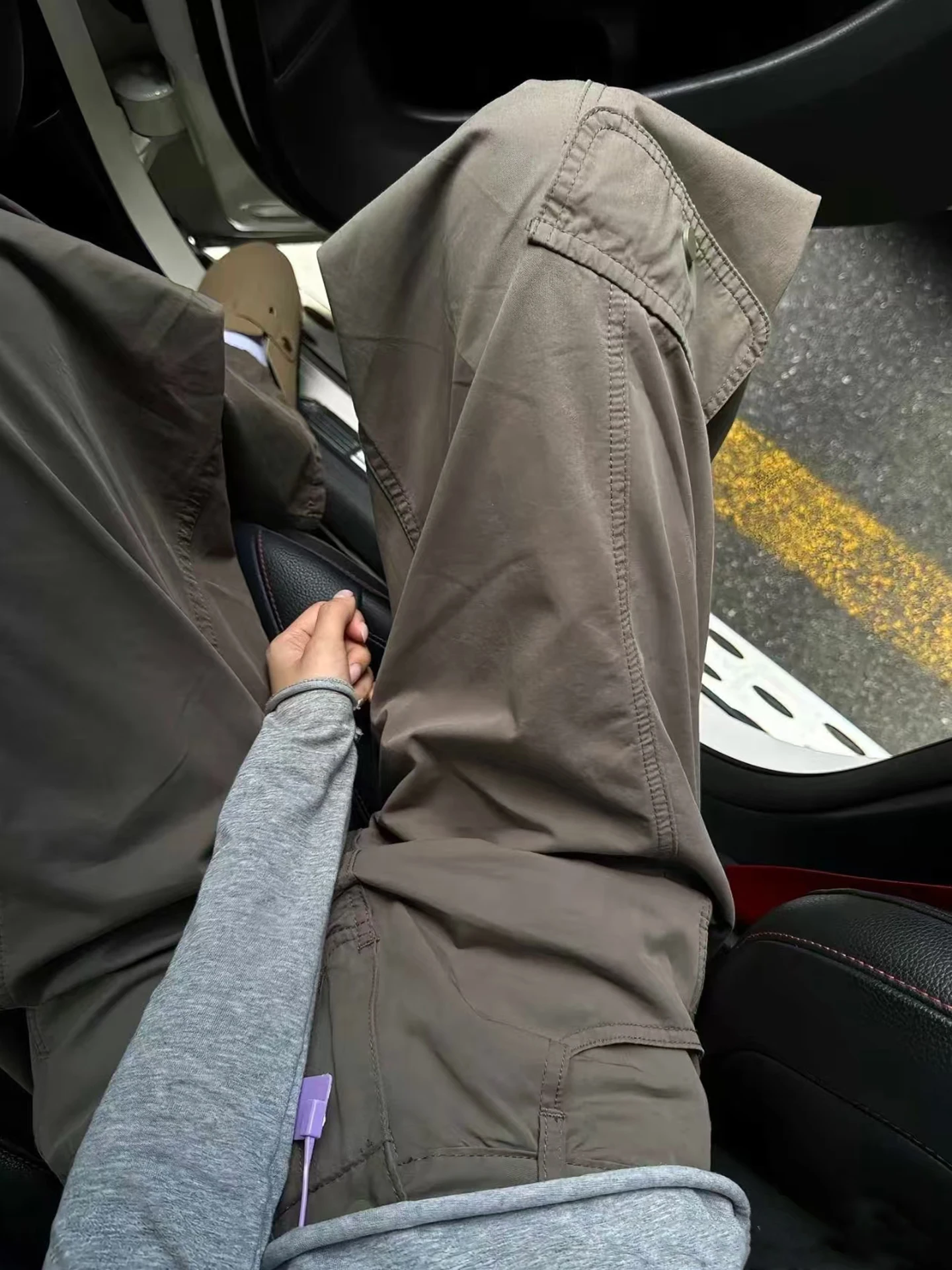 

Cleanfit American Style Workwear Pants Men's High Waist Slimming Knife Multi-Pocket Wide Leg Trousers Fashionable Commute