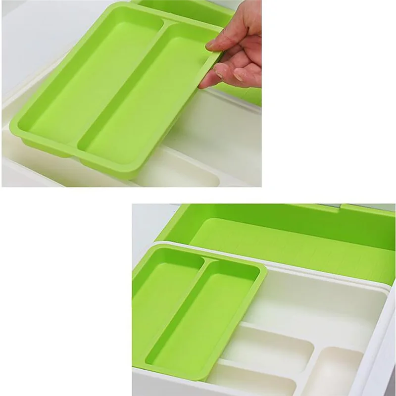 

ALIM-Separate Tableware Sorting Box Drawer Organizer Storage Box Knife And Fork Chopsticks Spoon Kitchen Shelf