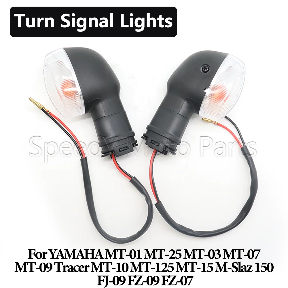 Motorcycle Turn Signals Lights Indicators For YAMAHA MT-01 MT-25 MT-03 MT-07 MT-09 Tracer MT-10 MT-125 MT-15 FJ-09 FZ-09 FZ-07